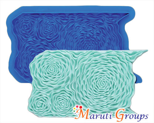 Rose Ruffles Silicone fondant mould