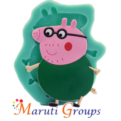 Peppa Pig - Daddy Pig Silicone Mould