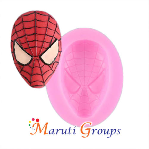 Avengers, Spiderman silicone mould, for chocolate or fondant, size of mould 5.5x3.5cm