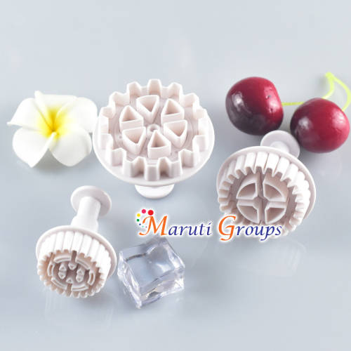 3pc Gears fondant/ Plunger cutter
