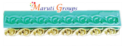 Wave Border / Craft / Brooch / Frame Border silicone mould / Scrolls Border silicone mould