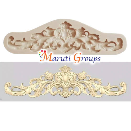 border/  Craft / Brooch / Frame Border silicone mould / Scrolls Border silicone mould
