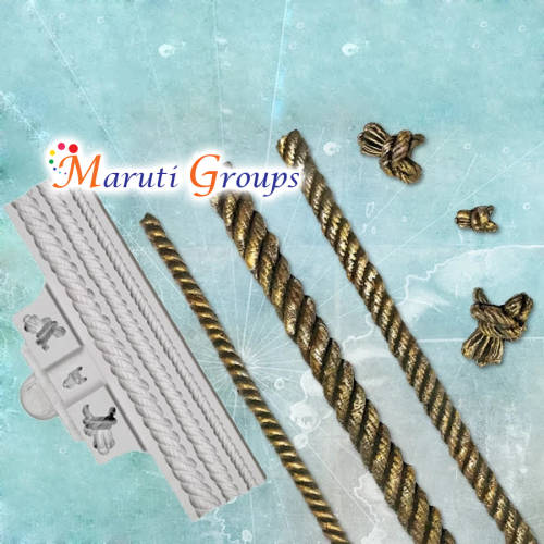 Rope silicone mould 19cm x5cm