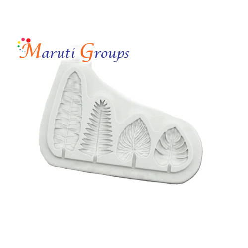 Safari Animals Moulds - Mini Jungle Leaves silicone mould