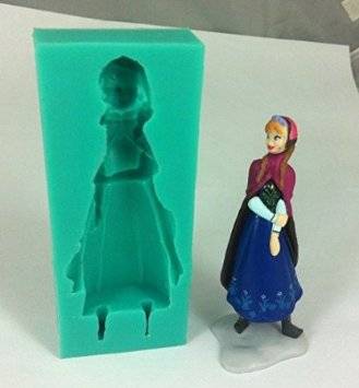 Frozen Anna Silicone fondant mould - Frozen party