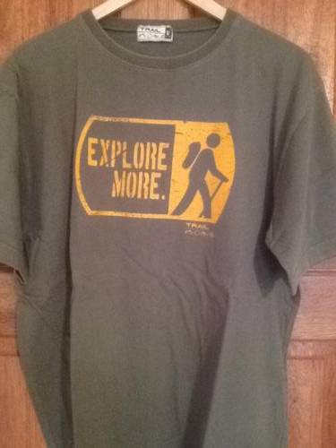 Trail Large men's t-shirt 100% cotton