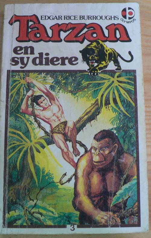 Tarzan en sy diere deur Edgar Rice Burroughs(slapband)