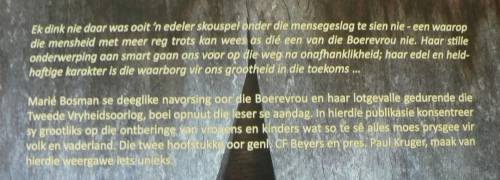 Sterkte en eer, helde en heldinne van die Tweede Vryheidsoorlog 1899-1902 deur Marie Bosman