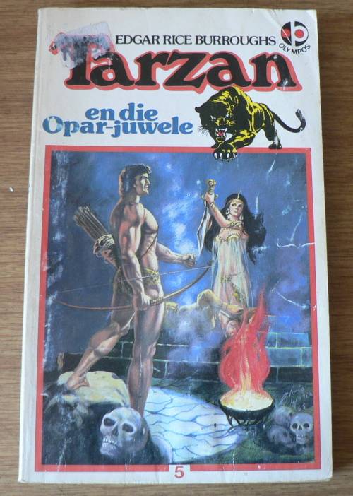 Tarzan en die Opar juwele deur Edgar Rice Burroughs(slapband)