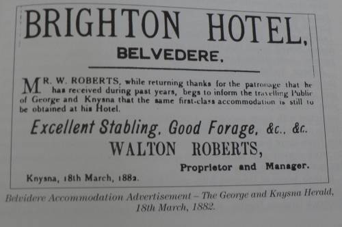 A Vista and a Vision, the story of Belvidere Knysna by Patricia Storrar(scarce book)