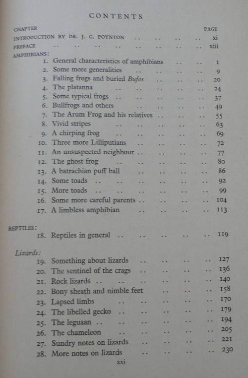 The reptiles and amphibians of Southern Africa by Walter Rose(scarce)
