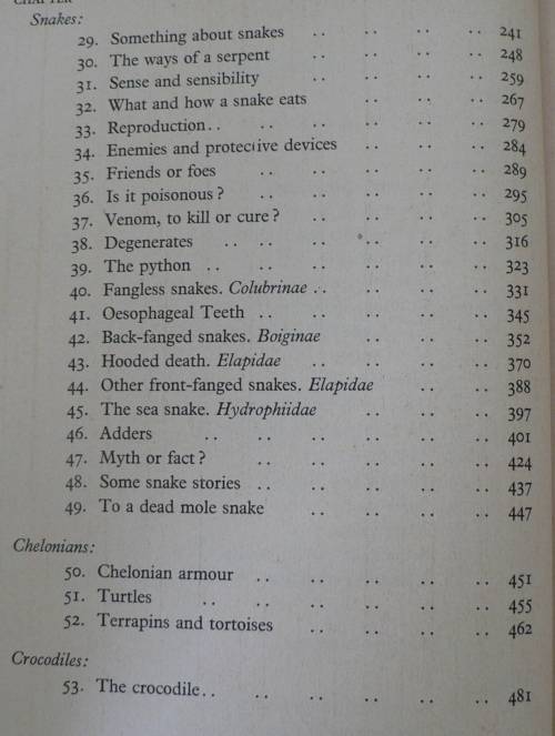 The reptiles and amphibians of Southern Africa by Walter Rose(scarce)