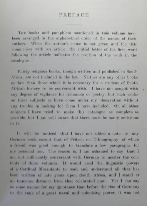 Catalogue of South African books and pamphlets by George McCall Theal