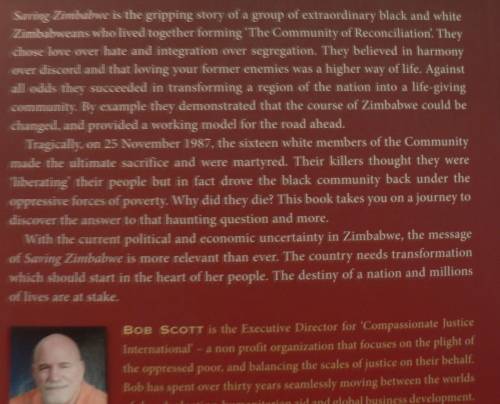 Saving Zimbabwe, life, death and hope in Africa by Bob Scott (Rhodesia/Zimbabwe)