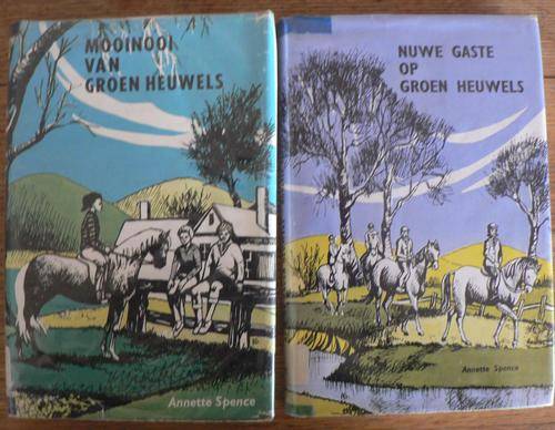 2 x Groenheuwels boeke deur Annette Spence ( Vir meisies, speel af op perdeplaas)