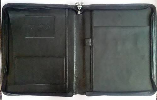 Original Carrol Boyes genuine leather A4 folder