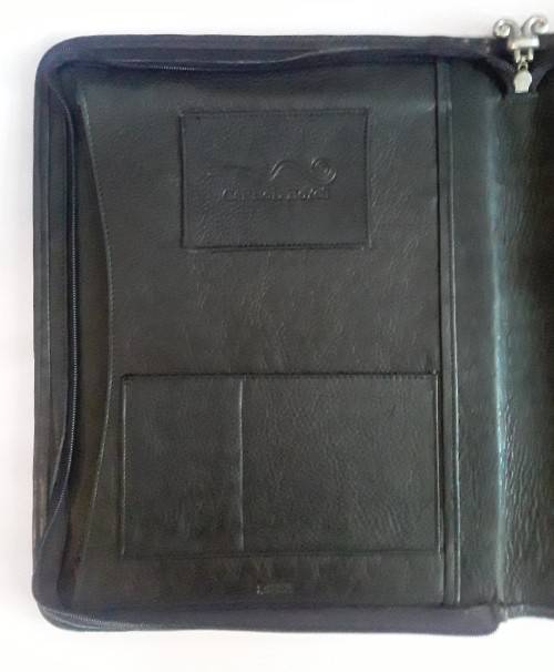 Original Carrol Boyes genuine leather A4 folder