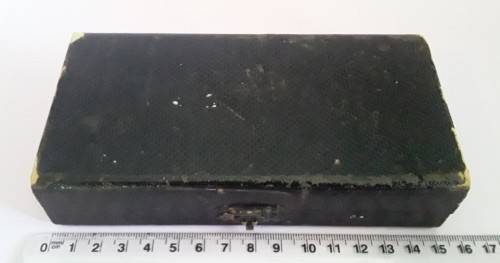 Early Pair of Cased Silver Plate Shell-Shaped Footed Salts and Spoons.