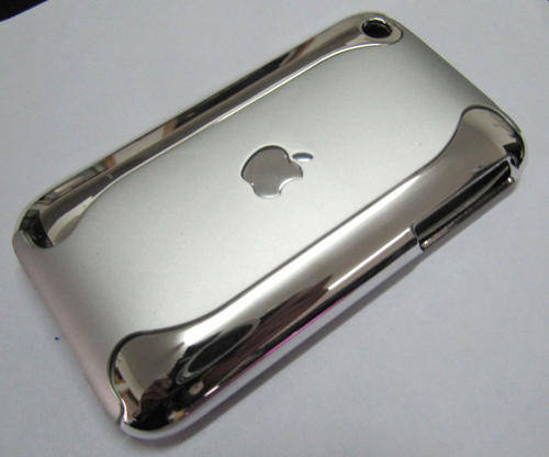 Silver Chrome Hard Case Cover for Iphone 3G 3GS