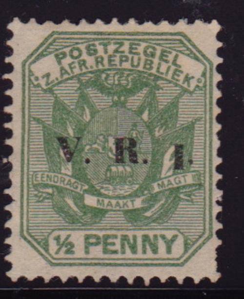 RARITY!! - DROPPED 'I' ON ZAR HALF-PENNY FINE MINT - NOT SEEN BEFORE