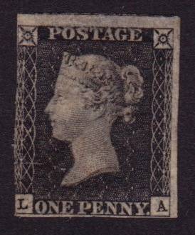 RARITY!!! The World's FIRST STAMP  PENNY BLACK MINT - CAT R93500 - EXTREMELY RARE RARE