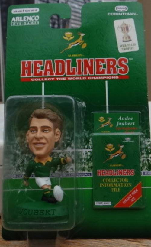 ARLENCO HEADLINERS SPRINGBOKS COLLECTION : ANDRE JOUBERT