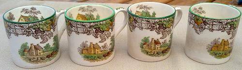 COPELAND SPODE - SPODE'S BYRON COFFEE CANS