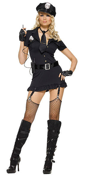 2010 sexy lingerie- cosplay costume-sexy policewoman -free shipping