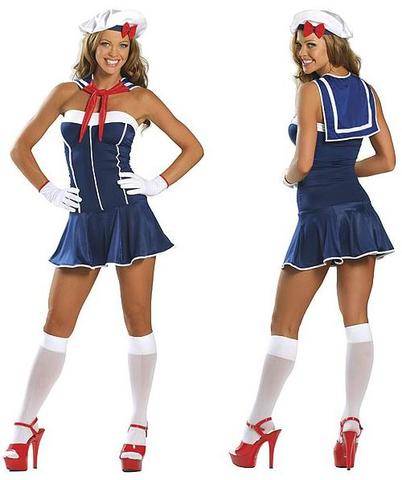 2010 sexy lingerie- cosplay costume-anchors away -free shipping