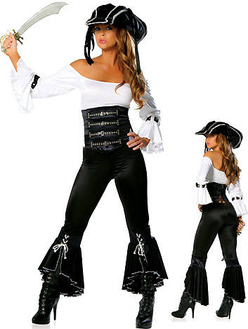 2010 sexy lingerie- cosplay costume- cute pirate-free shipping