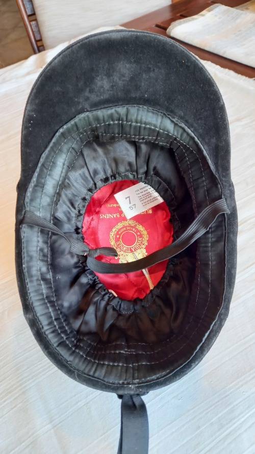 Horse riding helmet black, Joshua Turner brand.