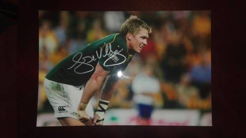 Originally Autographed Jean de Villiers Photo