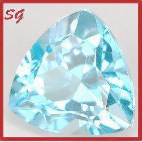 Natural Mined Trillion Topaz Sky 6.55mm 1.320cts