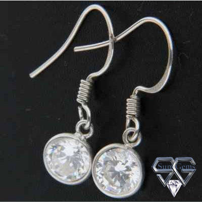 Sterling Silver Earrings 23 mm