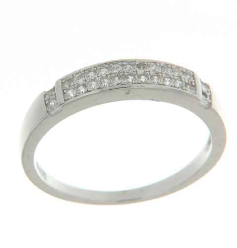 Solid 925 Sterling Silver & CZ ring size #7 + 1.77g