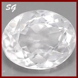 Natural Mined Rock crystal Quartz 0.820cts 7.15mm X 5.20mm