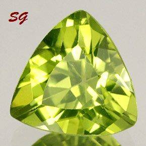 Natrural mined Peridot 6.390mm, 1.430cts