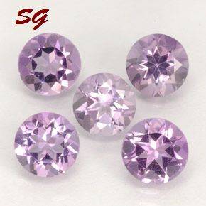 Natural Mined Brazilian Amethyst parcel  3.00mm each 0.096cts each