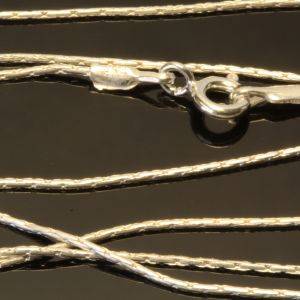 Solid 925 Sterling silver chain 50m long + 1mm thick + 1.92g