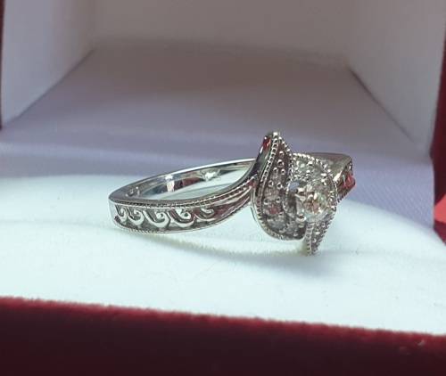 White Gold Diamond Ring