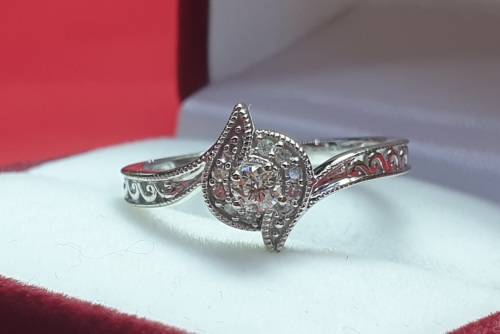 White Gold Diamond Ring