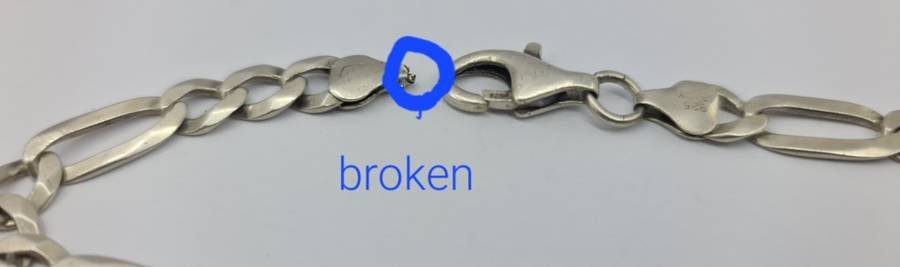 925 Silver men bracelet