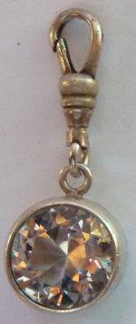 ANTIQUE BEAUTIFUL .925 SILVER AMERTHYST PENDANT.