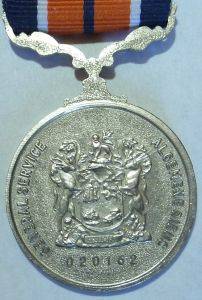 1 x S.A POLICE GENERAL SERVICE MEDAL.