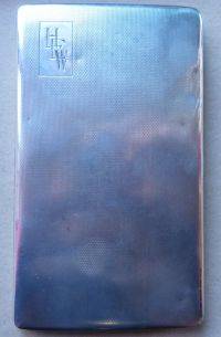 HEW LARGE HALLMARK SOLID SILVER CIGARETTE HOLDER.