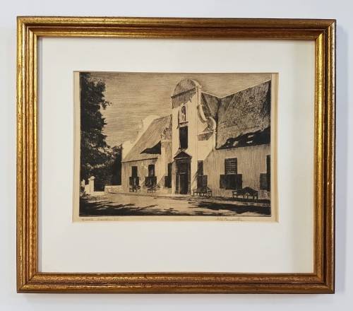 HM Pemberton etching - Groot Constantia
