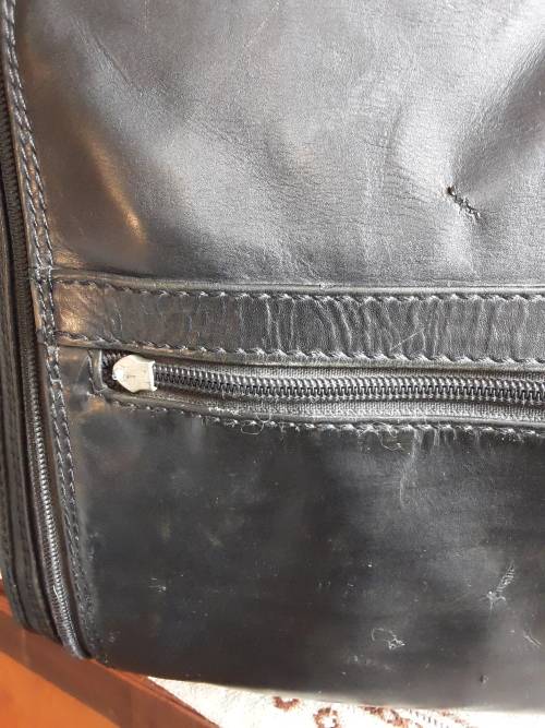 WOW!! BUSBY Full Leather Folio Executive Laptop Carry Bag!!!