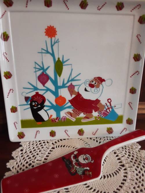 *CHRISTMAS* porcelain COMBO! Excellent condition! Both1 Price!