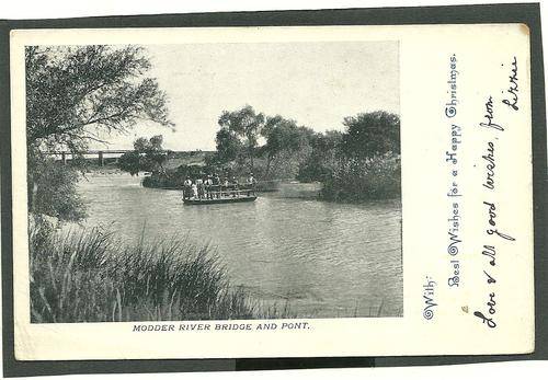 Used Card 1904 of the "Modder River Bridge & Pont"