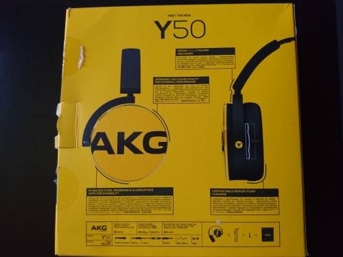 AKG Y50 headphones in original box